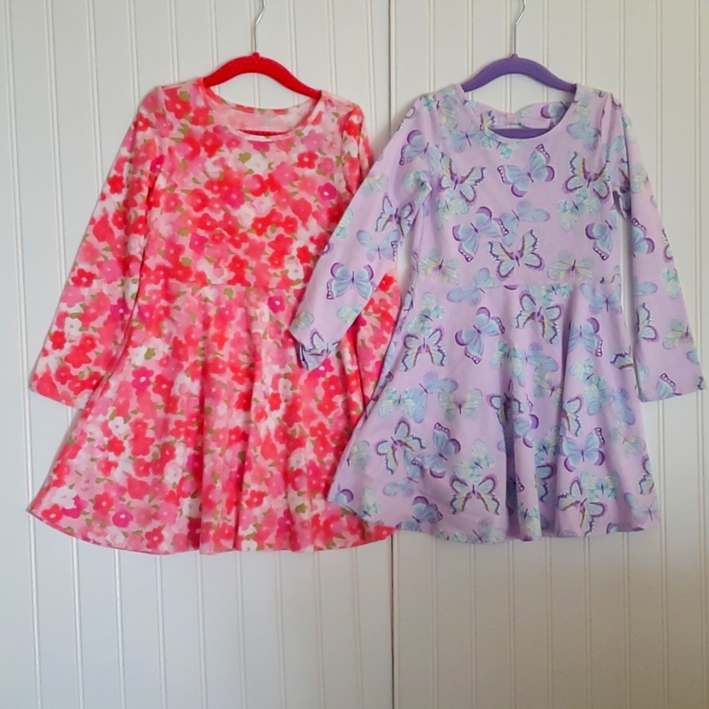 2 NWT Long Sleeve 5T Children's Place Dresses